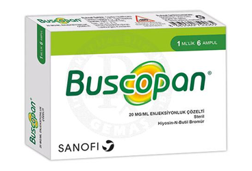 BUSCOPAN 20 MG/ML ENJEKSIYONLUK COZELTI (6 AMPUL)